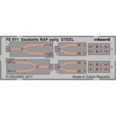 EDUARD FE811 1/48 Seatbelts RAF early STEEL Maket