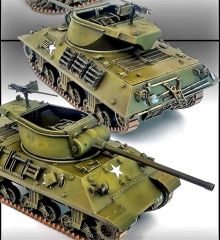 Academy 13501 1/35 M36/M36B2 (Battle of the Bulge) Tankı Demonte Plastik Maketi