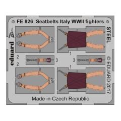 EDUARD FE826 1/48 Seatbelts Italy WWII fighters ST