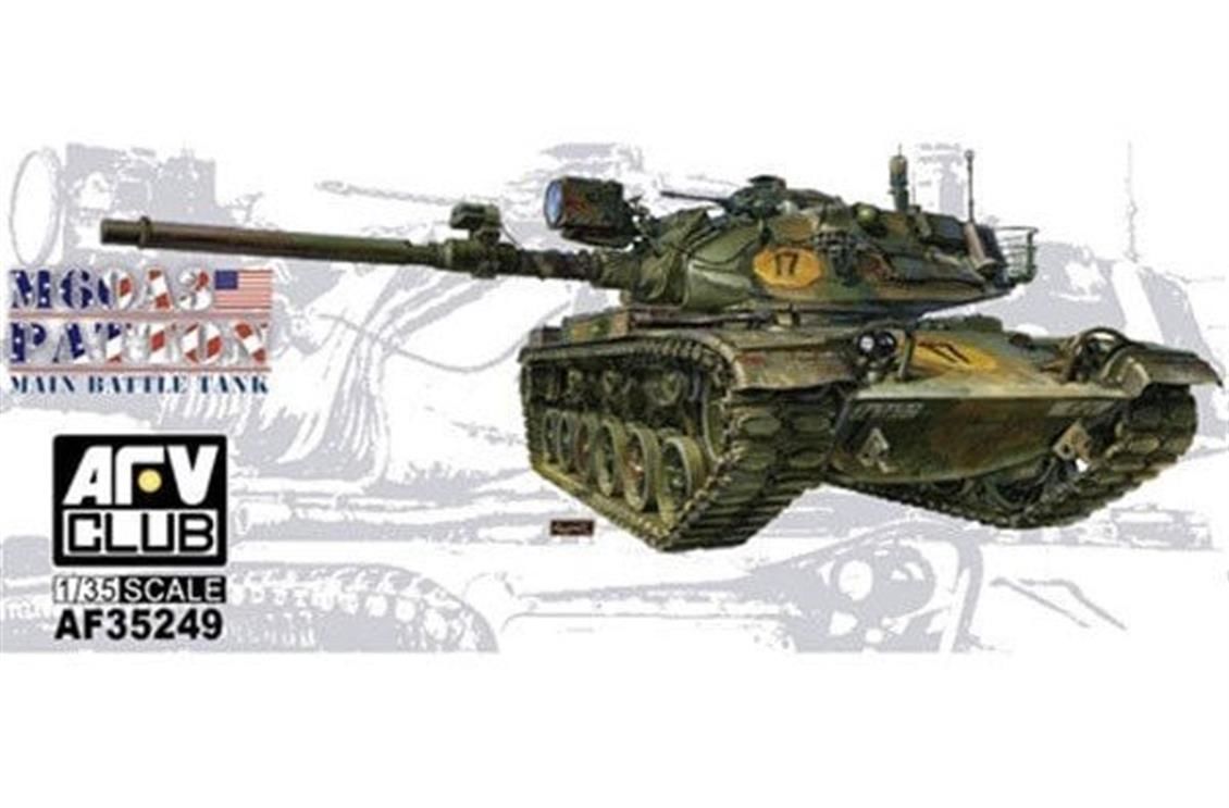 AFV Club AF35249 1/35 M60A3/TTS Main Battle Tank Tank Demonte Plastik Maketi