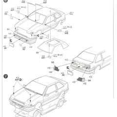 ID-183 1/24 TOYOTA 86 TRUENO (2 DOOR GT/APEX EARLY
