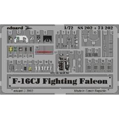 EDUARD SS202 1/72 F-16C FOR HASEGAWA Maket Detay S