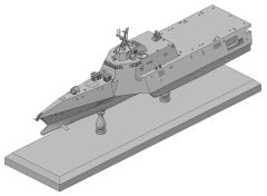 CyberHobby 7147 1/700 Ölçek USS Gabrielle Giffords lCS-10 Savaş Gemisi ve NSM Füzeleri Demonte Plastik Maket Seti