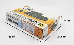 CyberHobby 9158 1/35 Ölçek T 34/85 Tankı ve Mücahit Figürleri Demonte Plastik Maket Seti