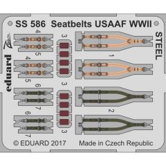 EDUARD SS586 1/72 Seatbelts USAAF WWII STEEL Maket