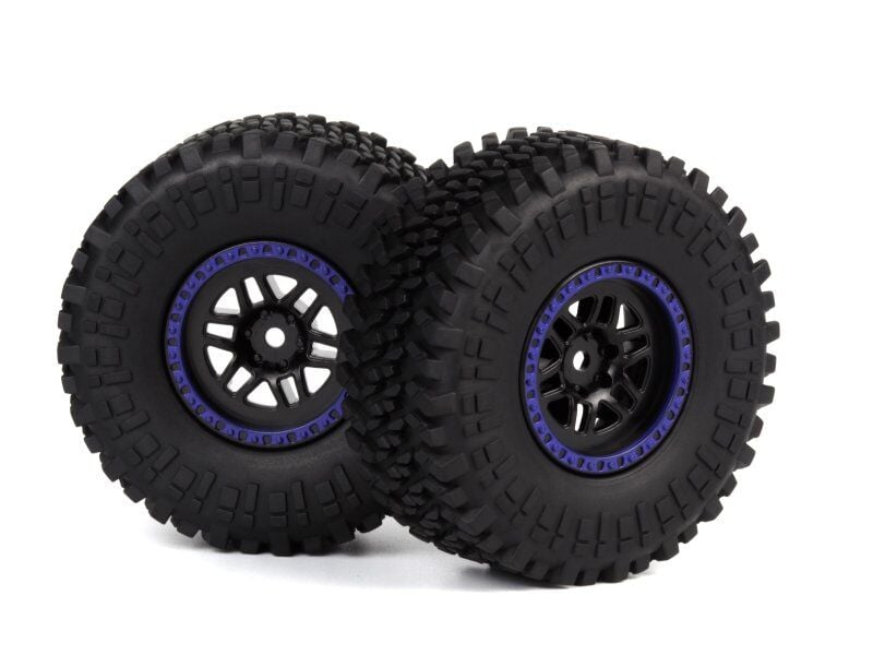 Assembled Wheel & Tyre (Blue/2pcs) DOHA