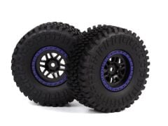 Assembled Wheel & Tyre (Blue/2pcs) DOHA