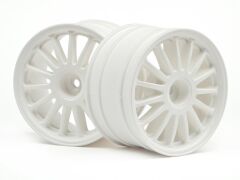 WR8 TARMAC WHEEL WHITE (2.2 WR8/Use with 2.2''(57mm) tires (2PCS)