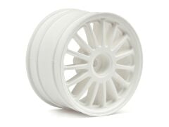 WR8 TARMAC WHEEL WHITE (2.2 WR8/Use with 2.2''(57mm) tires (2PCS)