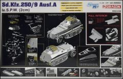 Dragon 6882 1/35 Ölçek Sd.Kfz.250/9 Ausf.A le.S.P.W. (2cm) Yarı Paletli Askeri Araç Plastik Model Kiti