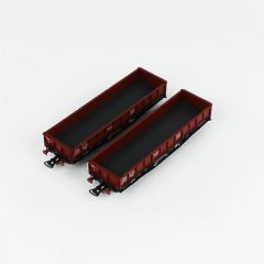 2er Set offener Güterwagen 401ZI Eams PKP V