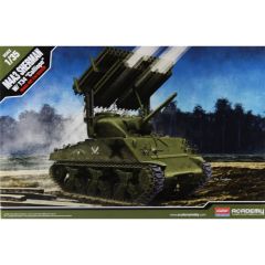 Academy 13294 1/35 M4A3 Sherman W/ T34 (Calliope) Tankı Demonte Plastik Maketi