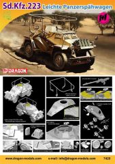 Dragon 7420 1/72 Ölçek Sd.Kfz.223 Hafif Zırhlı Arac Plastik Model Kiti
