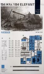 Dragon 7515 1/72 Ölçek Sd.Kfz.184 Elefant (with Kubelwagen & bike) Tankı Plastik Model Kiti