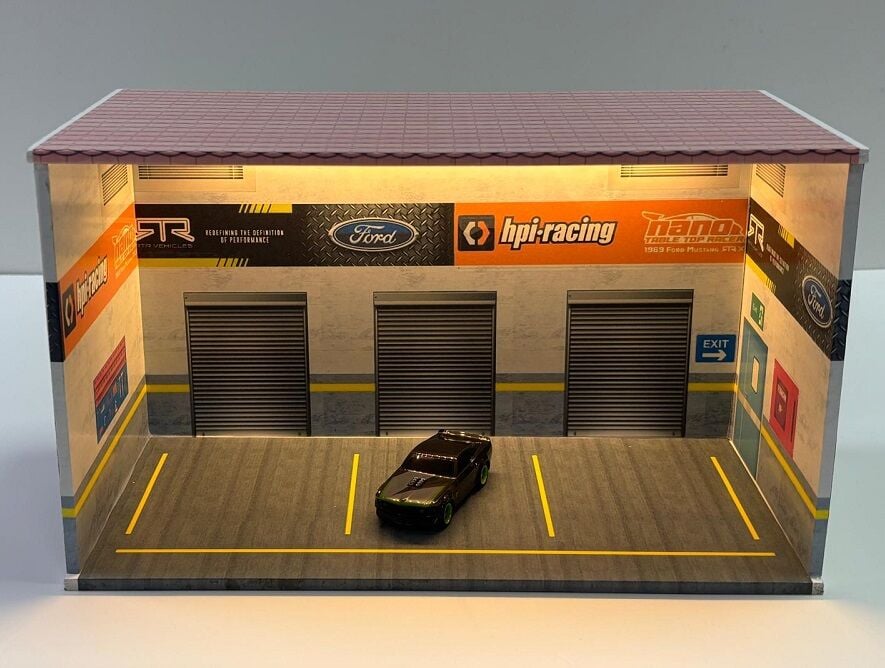 Nano Garaj Dioraması 1/64 - 1/50 - 1/76