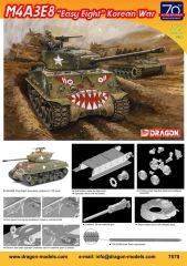 Dragon 7570 1/72 Ölçek M4A3E8 (Easy Eigh) Kore Savaşı Tankı Plastik Model Kiti
