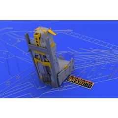 EDUARD 648008 1/48 F-16 late seat FOR TAMIYA Maket