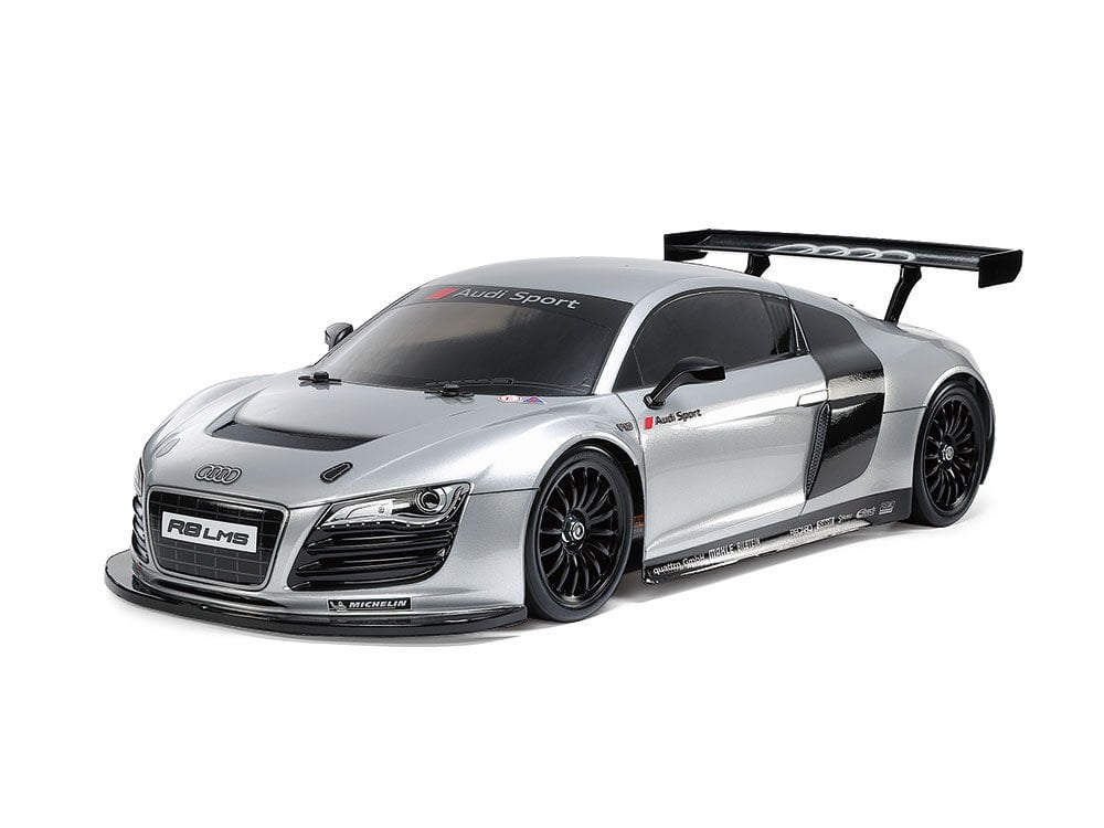 TAMİYA 1/10 R/C Audi R8 LMS 2008 (TT-02 CHASSIS) KİT DEMONTE