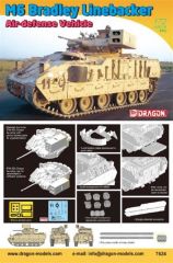 Dragon 7624 1/72 Ölçek M6 Bradley Linebacker Uçak Savar Tankı Plastik Model Kiti