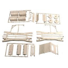 Lindberg 604 1/25 Çakmaktaş Arabası Demonte Plastik Maketi