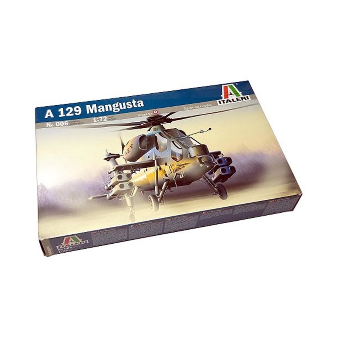 Italeri 0006S 1/72 A-129 Mangusta Askeri Helikopter Demonte Plastik Maketi