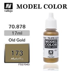 Vallejo 70878 17 ml. (173) Old Gold-Metallic, Model Color Serisi Model Boyası