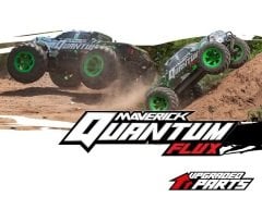 QUANTUM MT 80A 1/10 FLUX SILVER BRUSHLESS MONSTER TRUCK