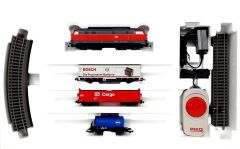 Starter Set Freight Train DB Cargo, PIKO A-Track w. Railbed