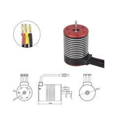 3650 3100KV BRUSHLESS MOTOR - WATERPROOF