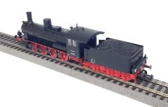 Starter Set Steam locomotive G7.1 with 5 Freight Cars DR, PIKO A-track w. Railbed