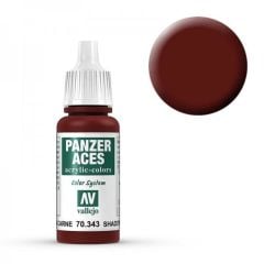 Vallejo 70343 17 ml. Flesh Shadows, Panzer Aces Serisi Model Boyası