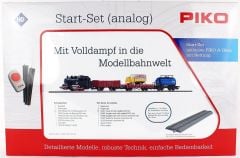 Starter Set Freight Train DB, PIKO A-track w. Railbed