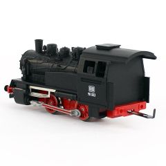 Starter Set Passenger Train DB with Steam loco + tender, PIKO A-Track w. Railbed