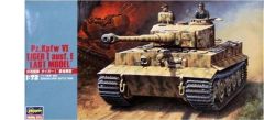 Hasegawa MT39 31139 1/72 Ölçek Pz.Kpfw VI Tiger I Ausf. E (Last Model) Tank Plastik Model Kiti