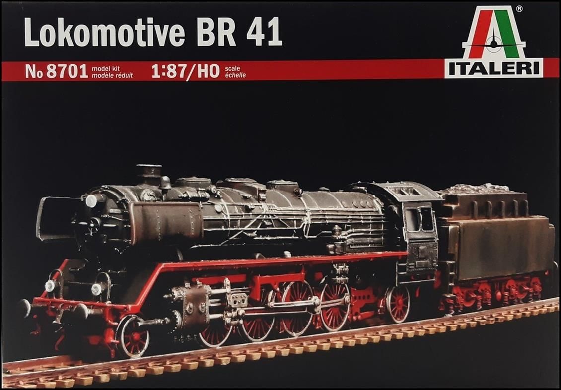 Italeri 8701S 1/87 BR 41 Buharlı Lokomotif Demonte Plastik maketi