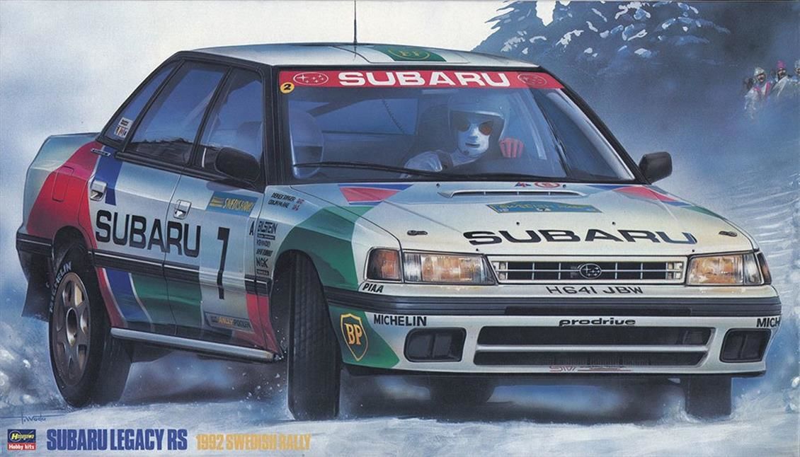 Hasegawa 20290 1/24 Ölçek Subaru Legacy RS 1992 İsveç Rallisi (Limited Edition) Otomobil Plastik Model Kiti