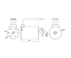 KK3660 BRUSLESS 3300KV FIRÇASIZ MOTOR