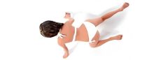 American Diorama AD76263 1/18 Ölçek Araba Yıkayan Bikinili Kız (Jenny) Sergilemeye Hazır Plastik Figürü Sergilemeye Hazır Plast