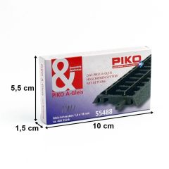 Piko 55488 Ray Yatağı Montaj Vidaları, 1,4 x 18 mm. 400 Adet