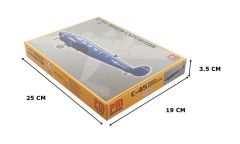 PM Model 304 1/72 C-45 Beech Expeditor Eğitim Ve Nakliye Uçağı Demonte Plastik Maketi