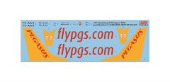 Babibi DAT01119 1/144 Pegasus, Boeing 737-800, Duru, Dekal Çıkartma