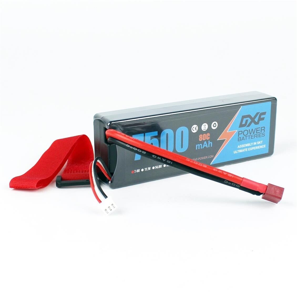 7.4V 2s 7500mah 80C Hardcase Lipo Batarya