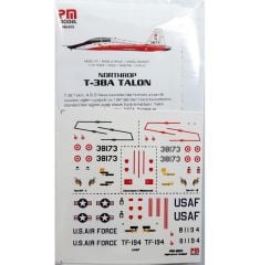 PM Model 205 1/72 Northrop T-38A Talon Eğitim Uçağı Demonte Plastik Maketi
