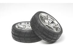 5-S P.Wheel w/Tire (2pcs) (24mm) 0mm Offset