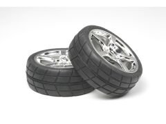 5-S P.Wheel w/Tire (2pcs) (24mm) 0mm Offset