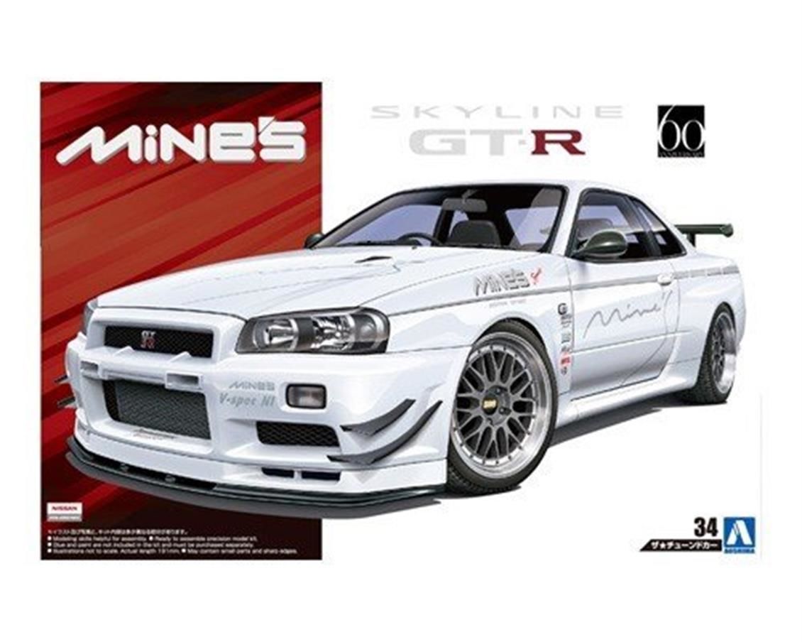 05365 1/24 Mine s BNR34 SKYLINE GT-R 02