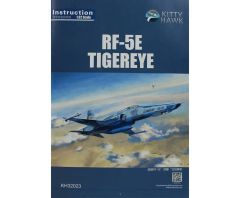 Kitty Hawk 32023 1/32 RF-5E (Tiger Eye) Savaş Uçağı ve Resin Figür Demonte Plastik Maketi