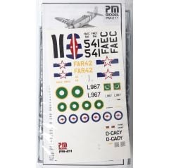 PM Model 211 1/72 Hawker Sea Fury FB11 Avcı Uçağı Demonte Plastik Maketi