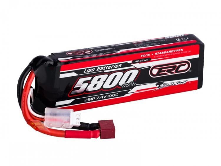 SUNPADOW 5800mAh-7.4V-2S1P-100C ERC Plus Lipo Battery