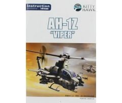 Kitty Hawk 80125 1/48 AH-1Z Viper (Version 2.0) Askeri Helikopter ve 2 Resin Figür Demonte Plastik Maketi